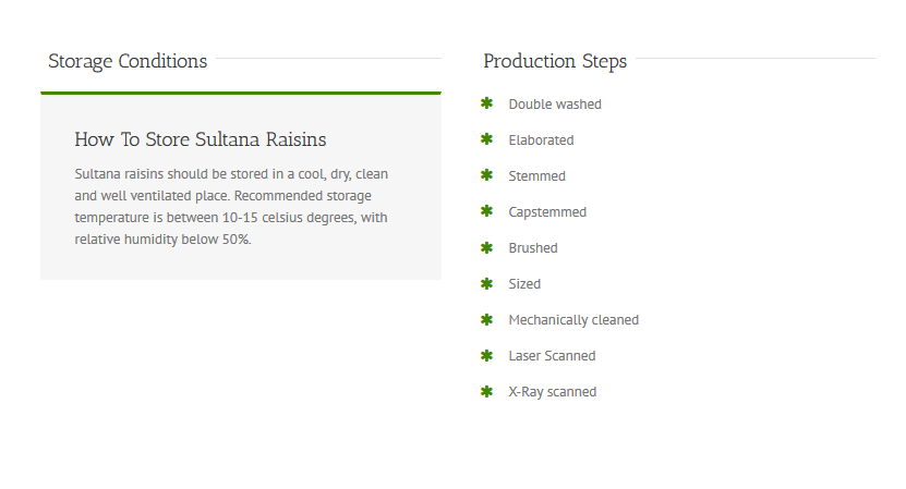 Sultana Raisins